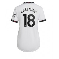 Fotbalové Dres Manchester United Casemiro #18 Dámské Venkovní 2022-23 Krátký Rukáv